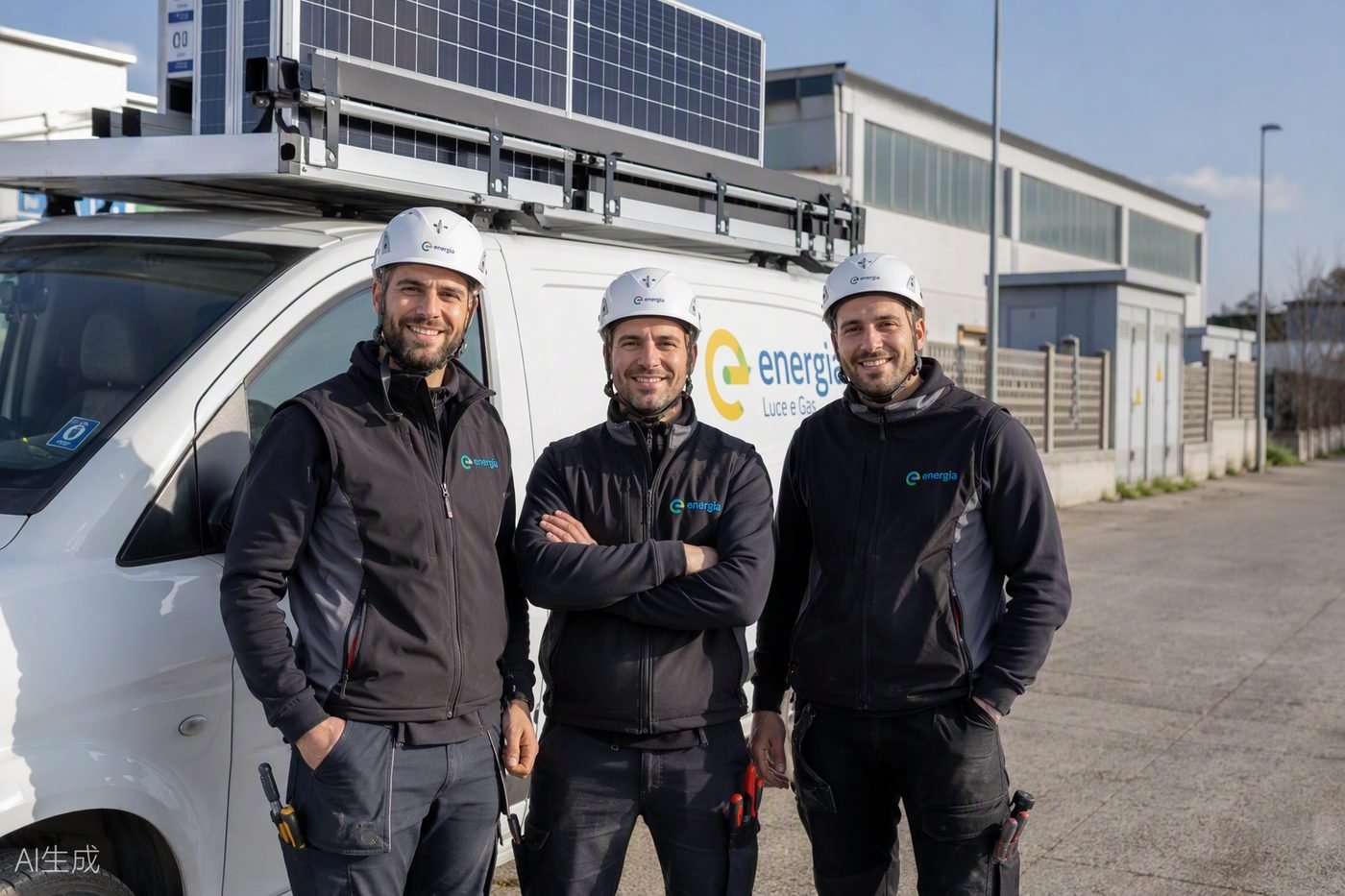 La squadra di installatori di Fotovoltaico Cremona al lavoro su un tetto