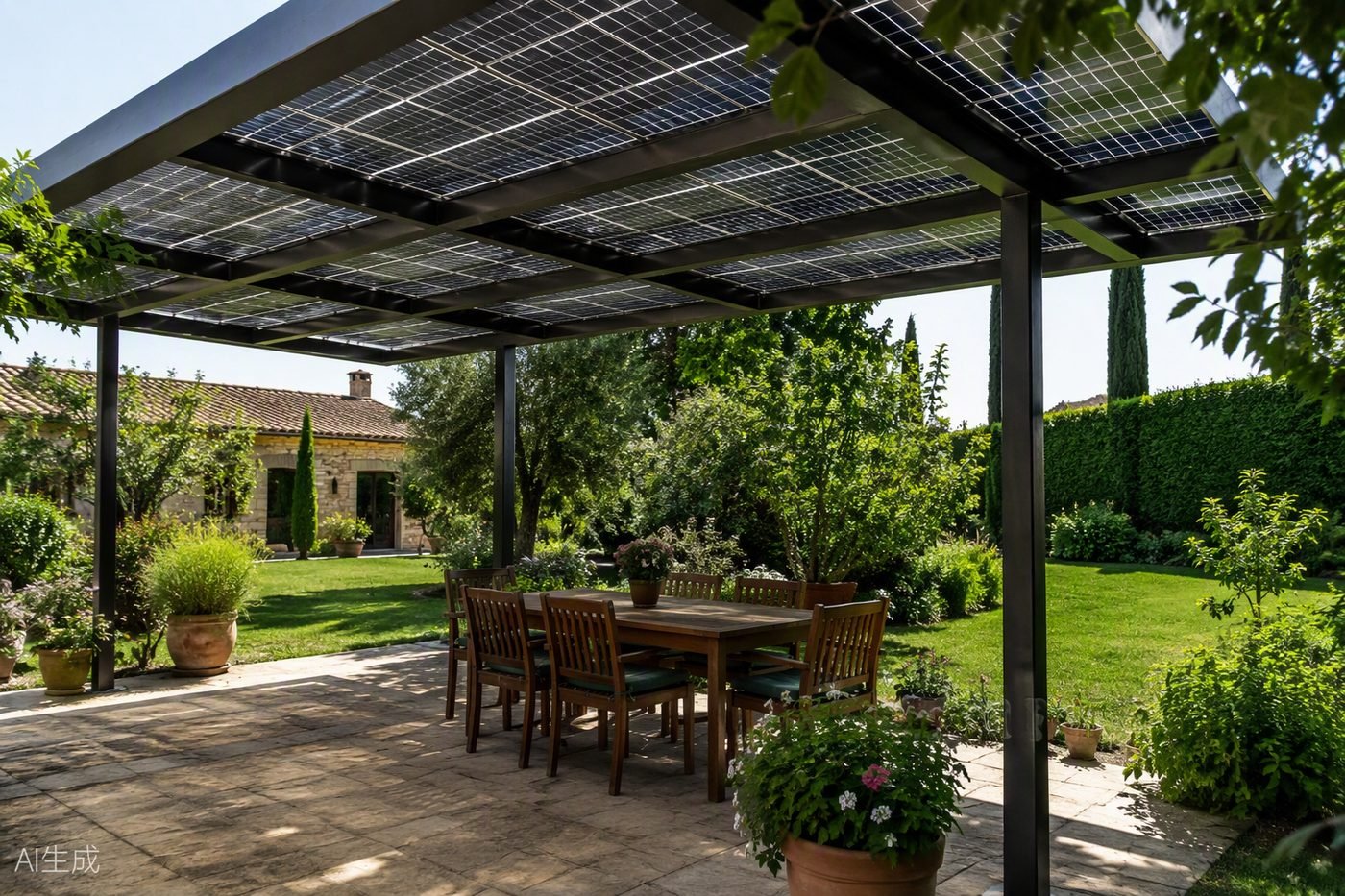 Pergolato Fotovoltaico a Cremona e provincia